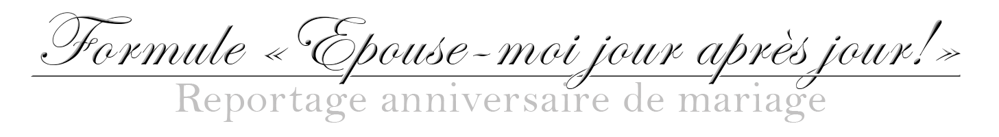 Photographe anniversaire de mariage